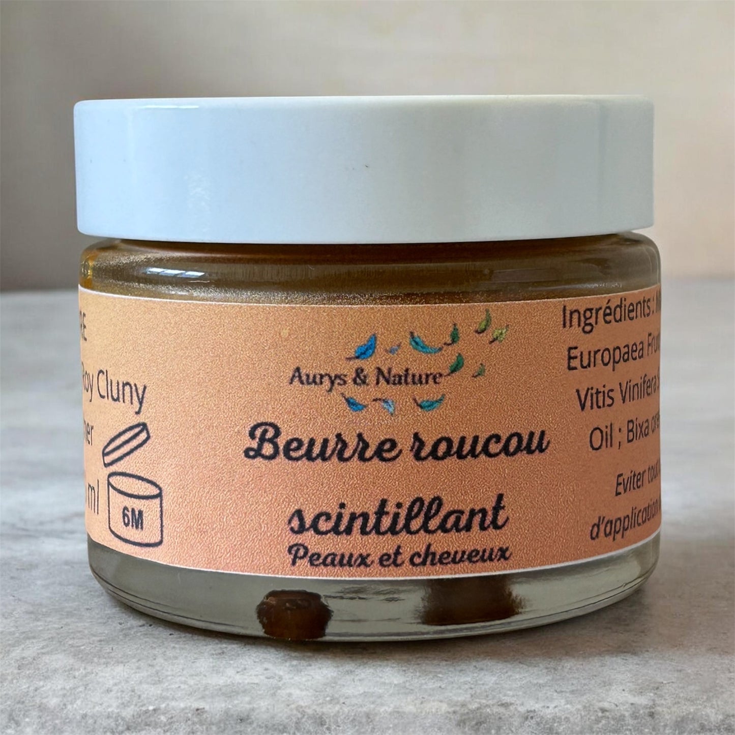 Beurre roucou scintillant